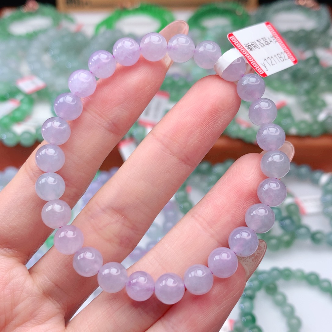 翡翠手链未镶嵌翡翠7mm