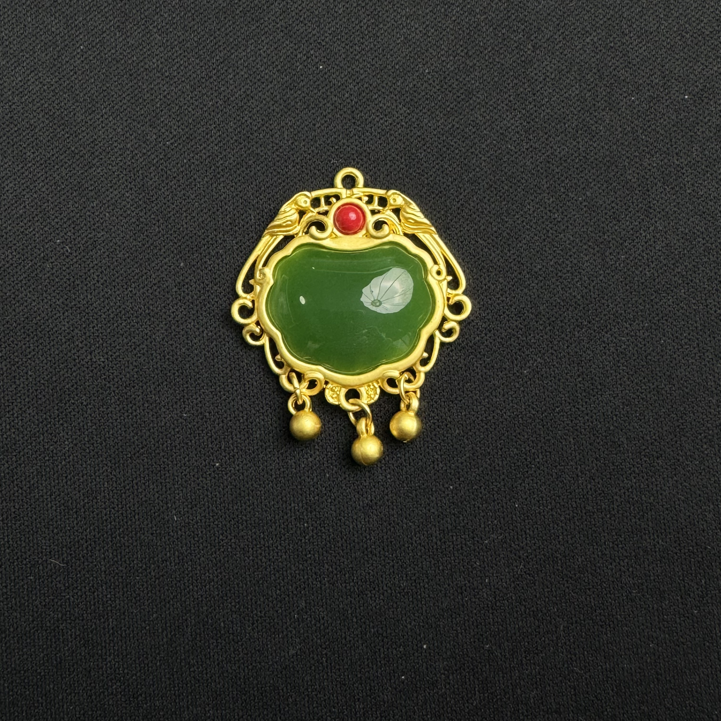 高奢-馆藏级-古法如意锁吊坠A022-B（送链）