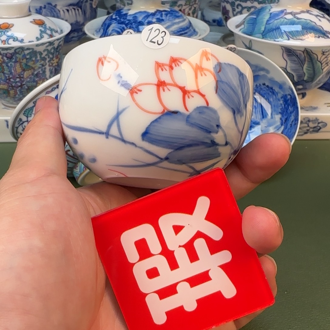 彦祖纯手工手绘茶具123
