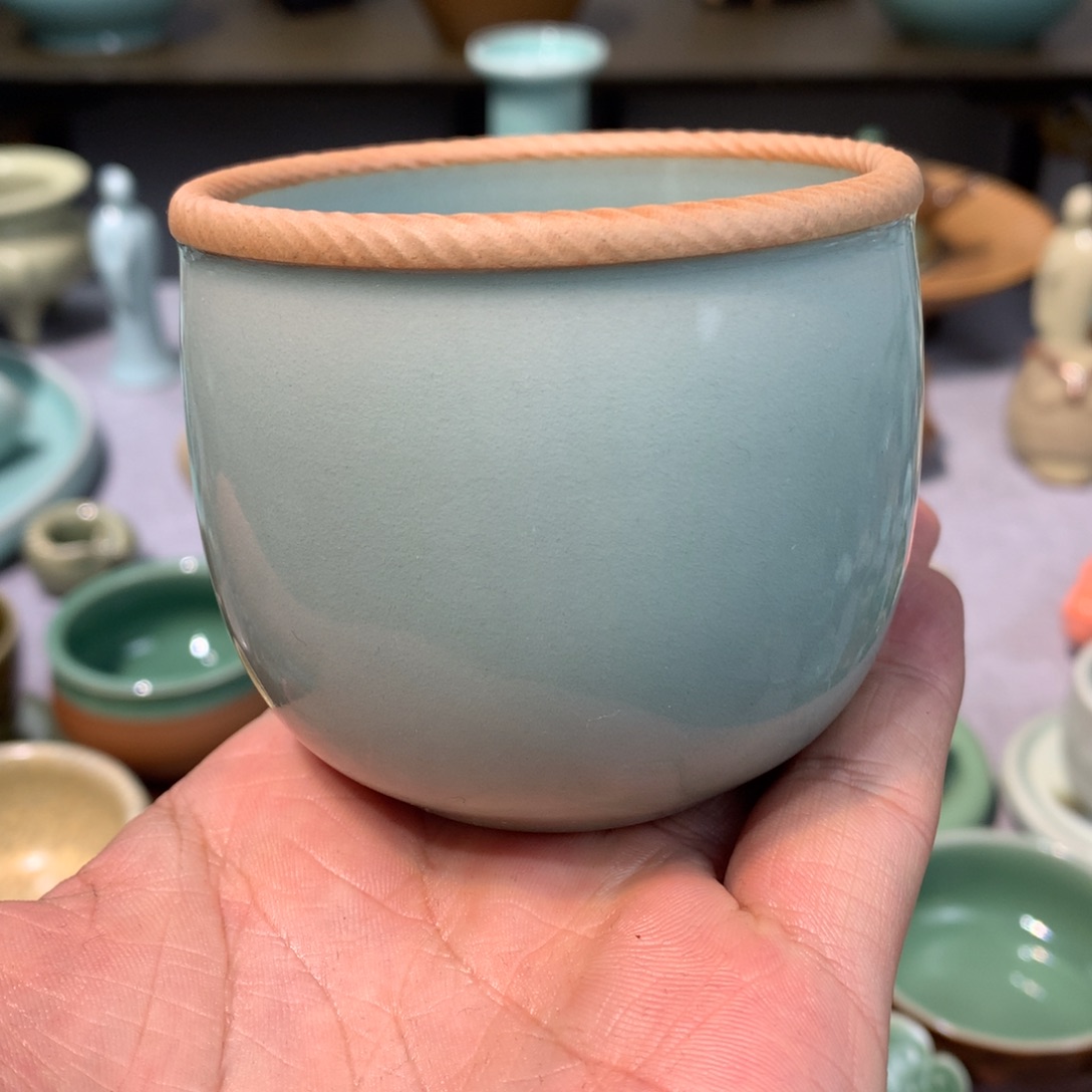 龙泉青瓷手工粉青