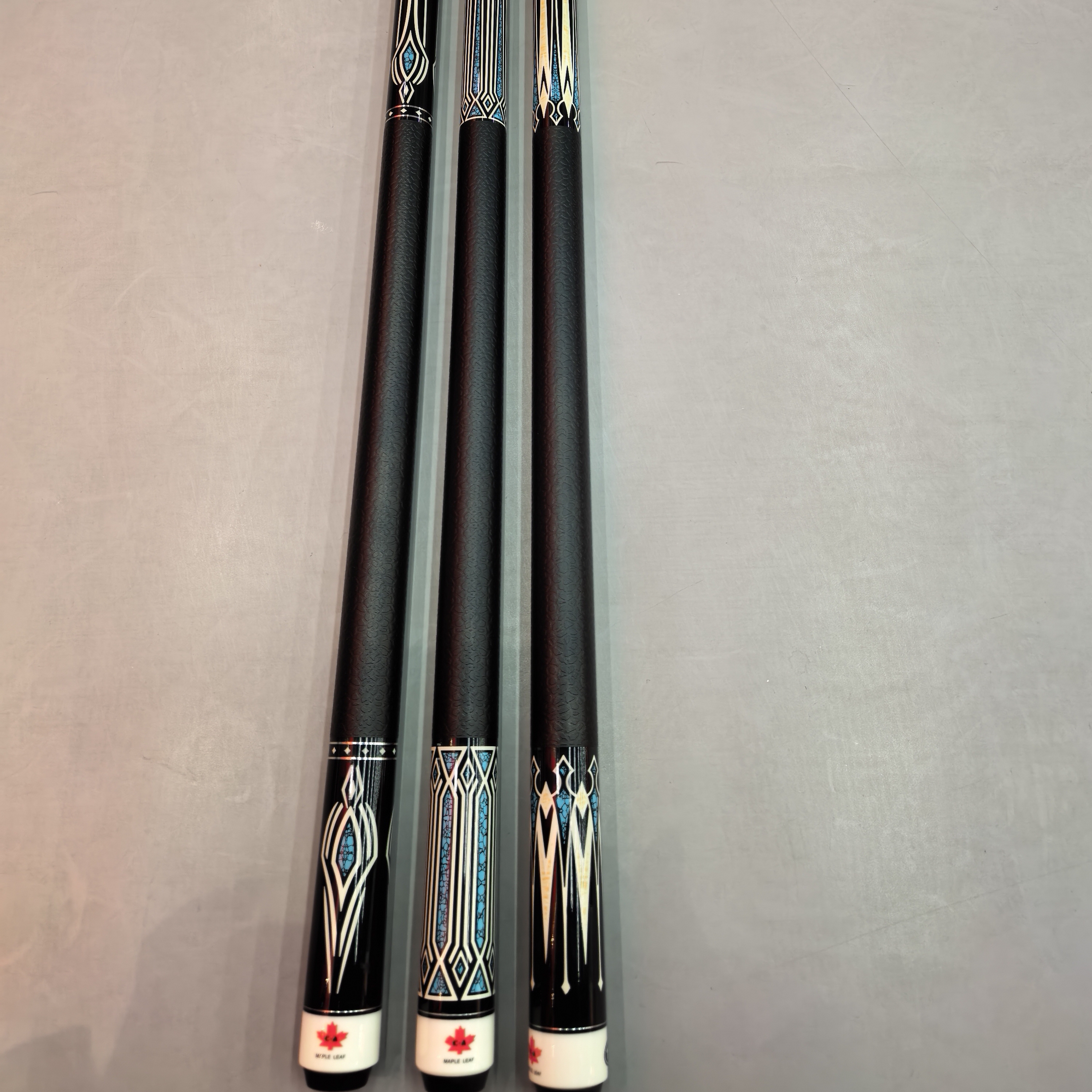 枫叶球杆  大头杆 中八 九球球杆 大头1/2球杆