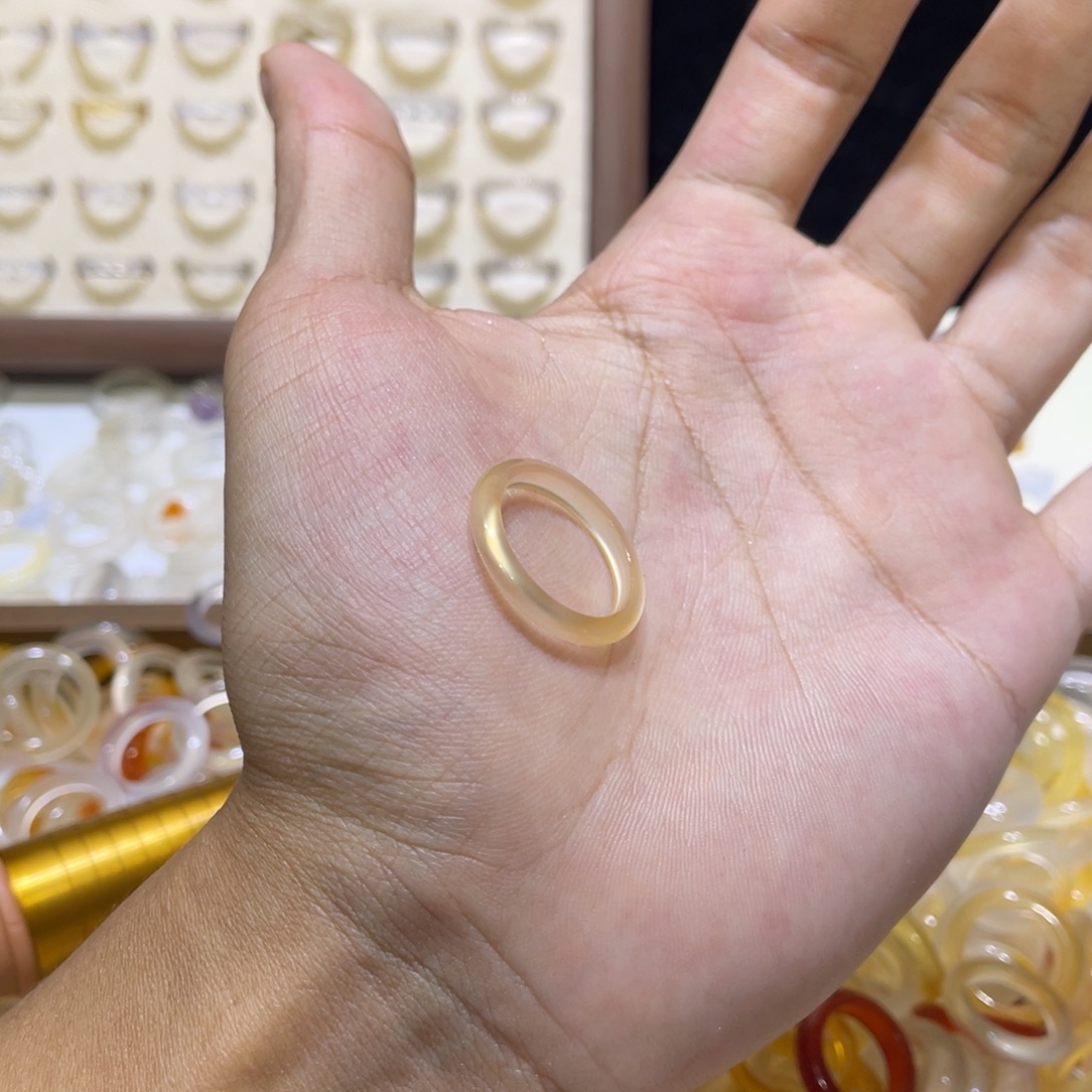 玛瑙/玉髓合金戒指40号港17