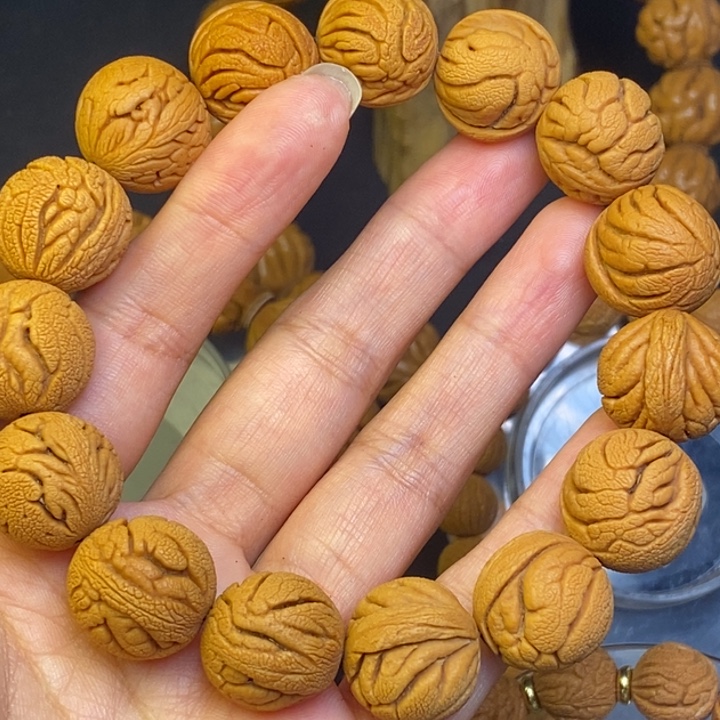 桃核吊坠秦岭龙纹桃核22