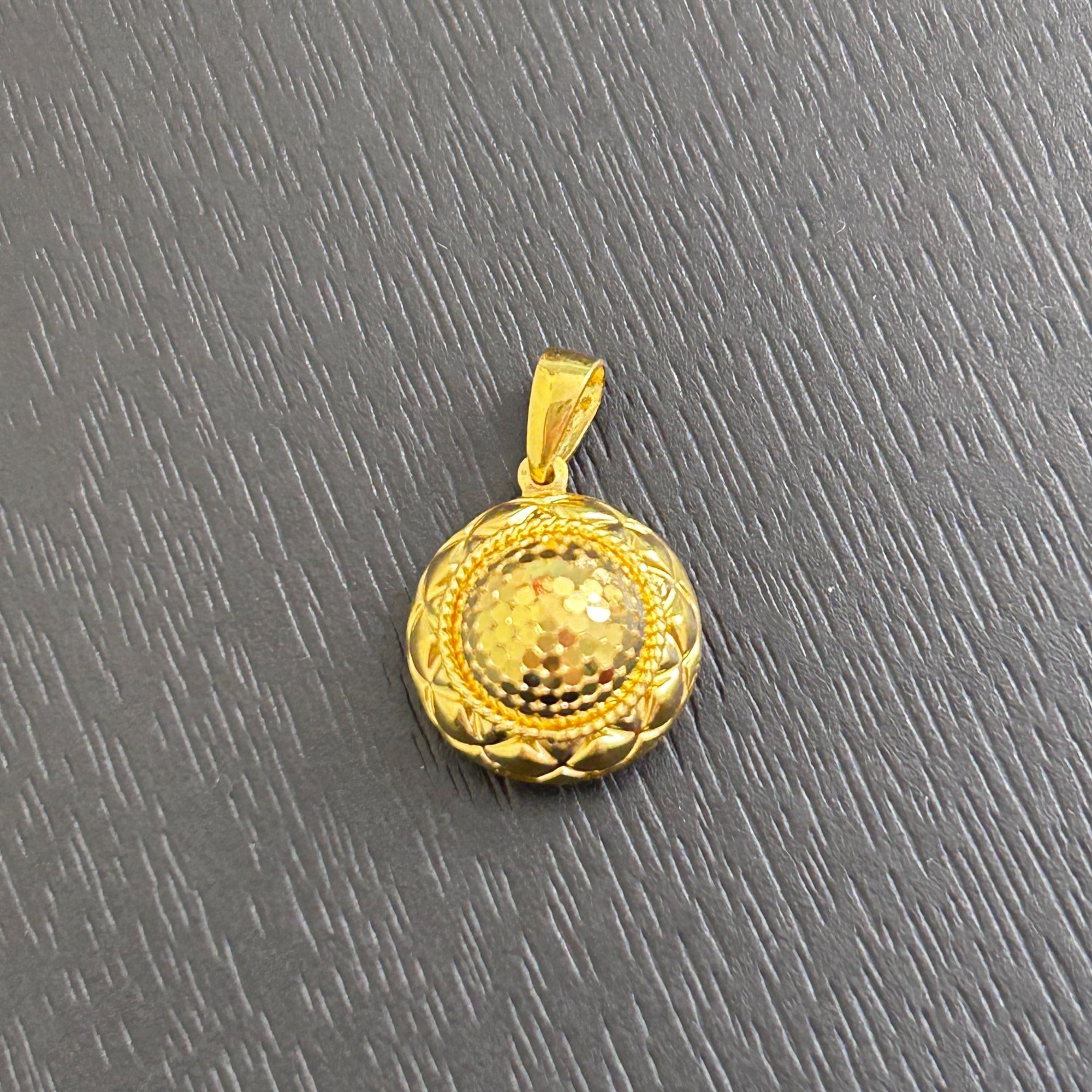 【店长专享】足金999精工5G龙鳞鸽子蛋吊坠ZBHJD984