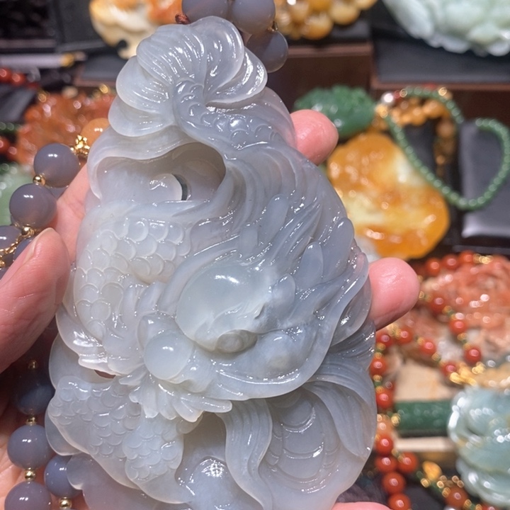 岫玉毛衣链未镶嵌