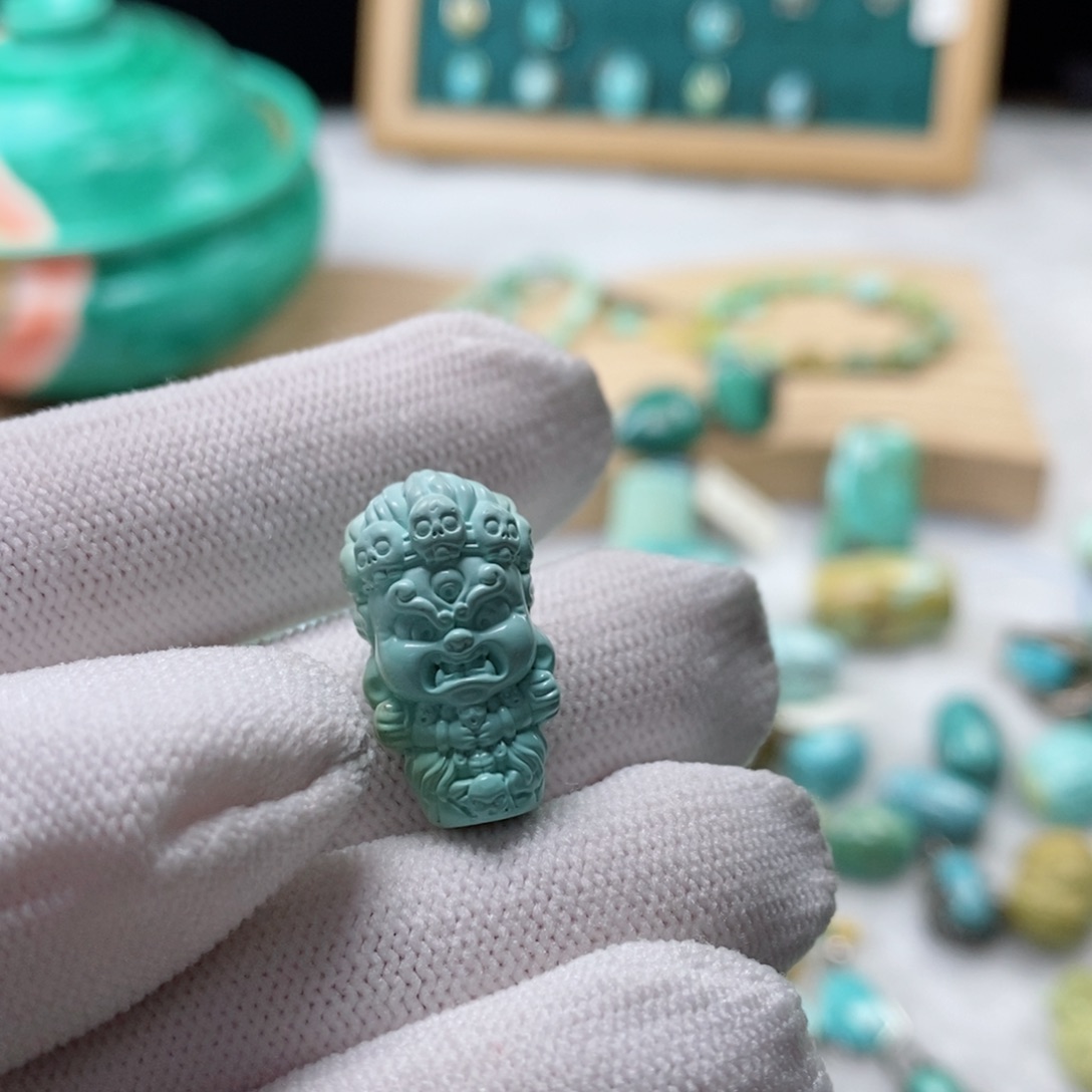 绿松石珠宝奇石未镶嵌