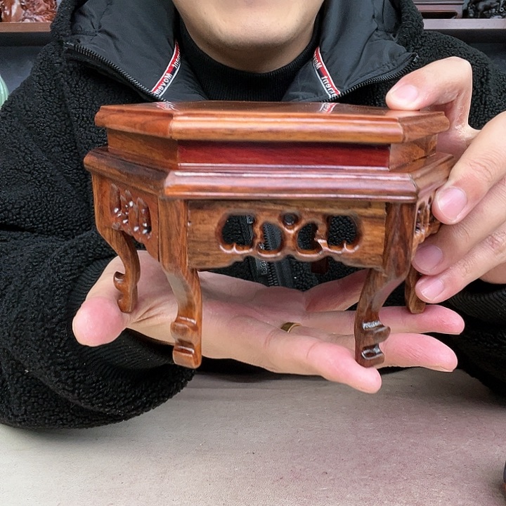 乌木类端景台小李子红木工艺品
