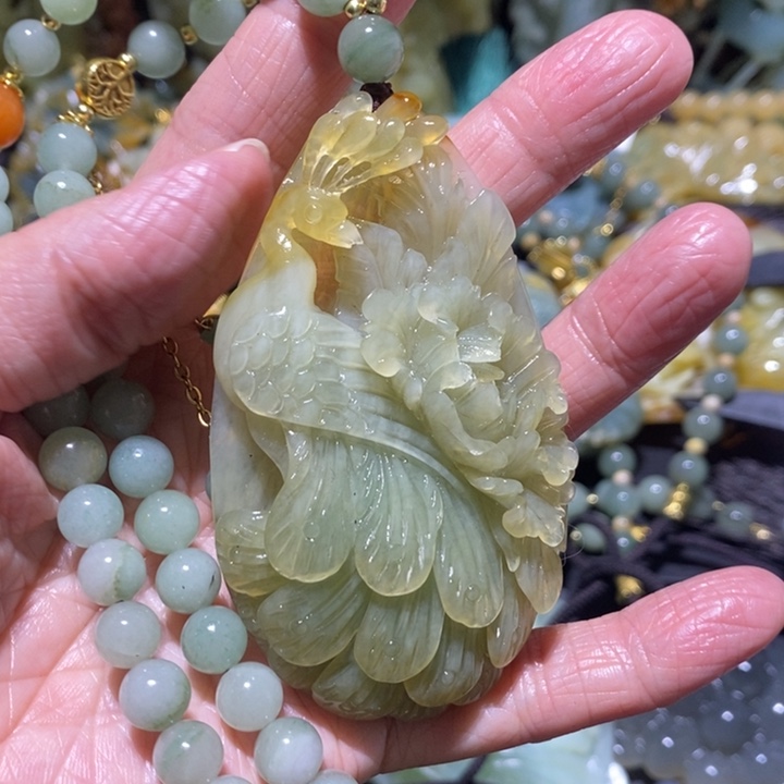 岫玉岫玉吊坠未镶嵌