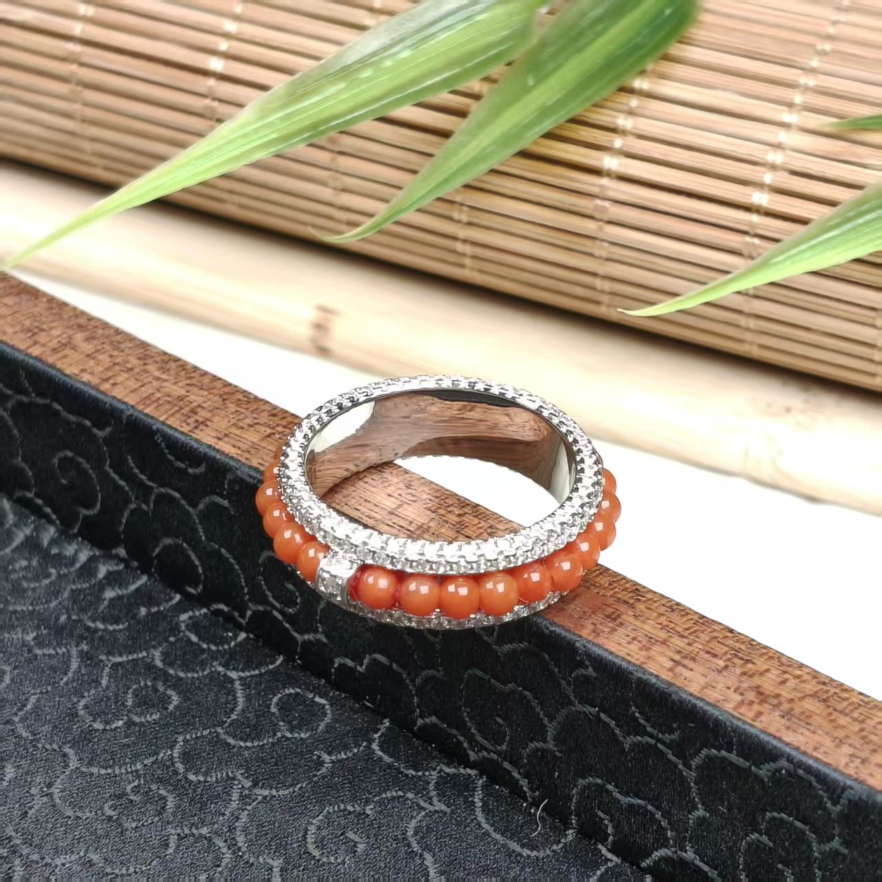 【非遗珍宝】南红玛瑙戒指戒圈约2mm（多样性发其一）