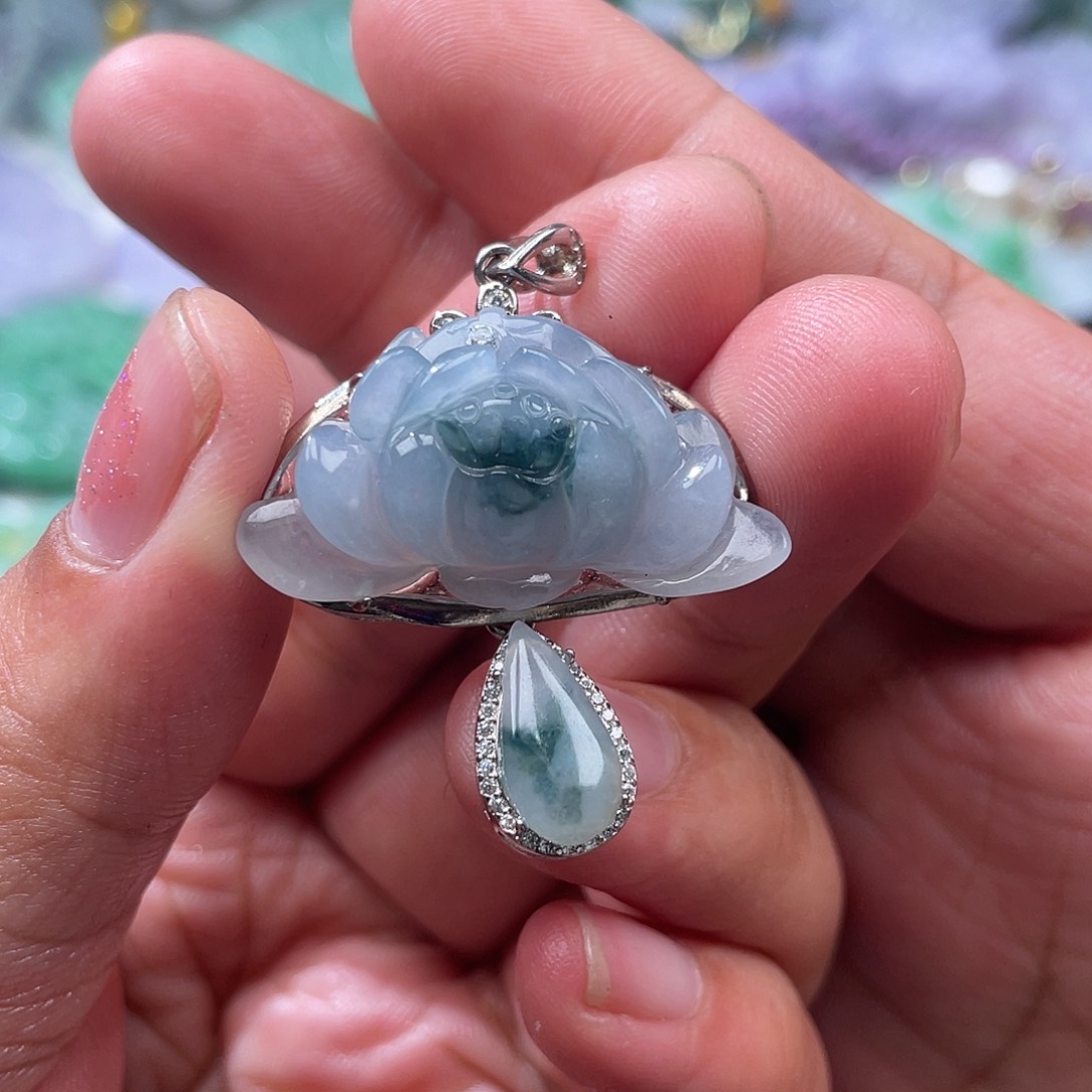 翡翠未镶嵌颈饰翡玉缘翡翠