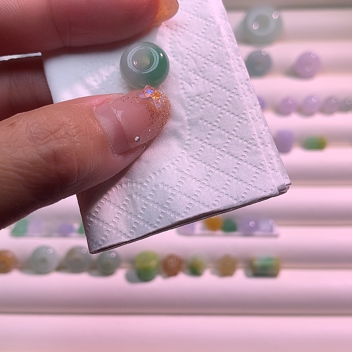 翡翠散珠翡翠甜甜圈