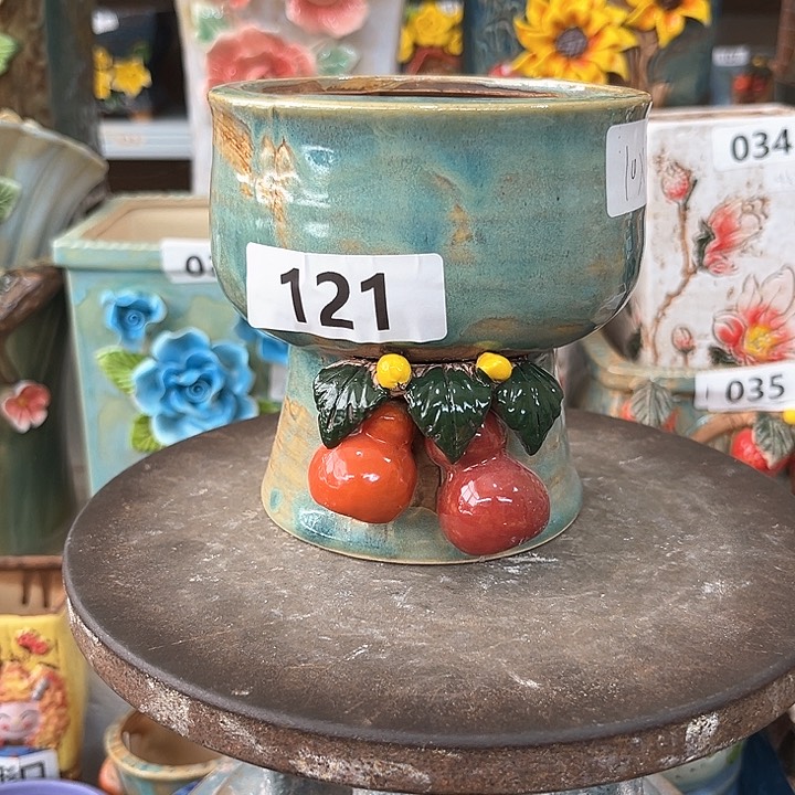 紫砂花盆粗陶材质多肉花盆