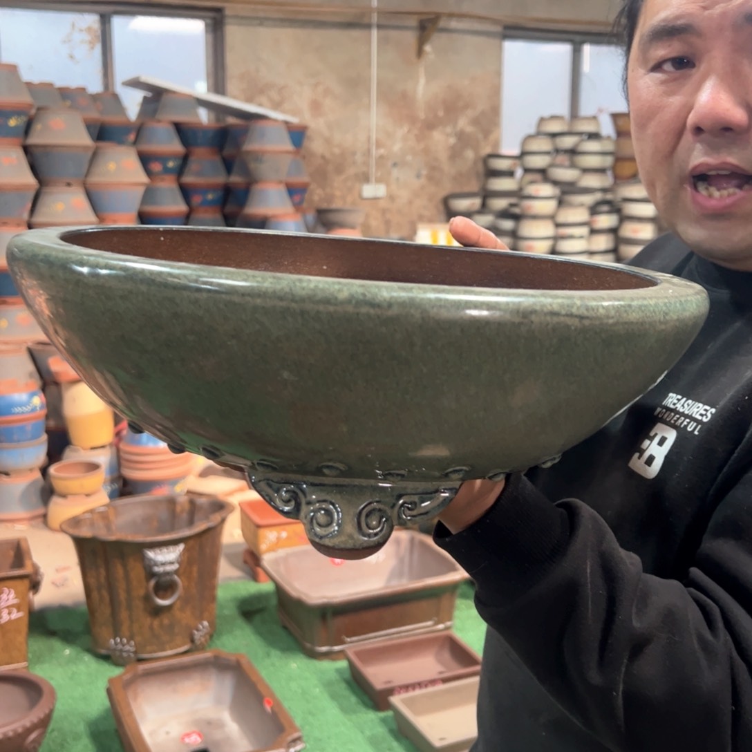 紫砂花盆紫砂花盆