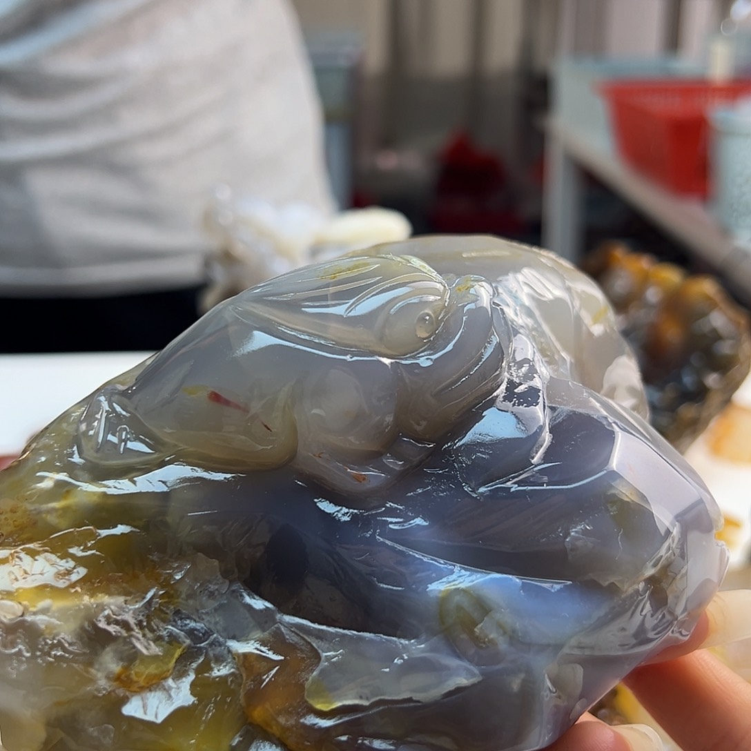 玛瑙/玉髓未镶嵌吊坠(不含链)