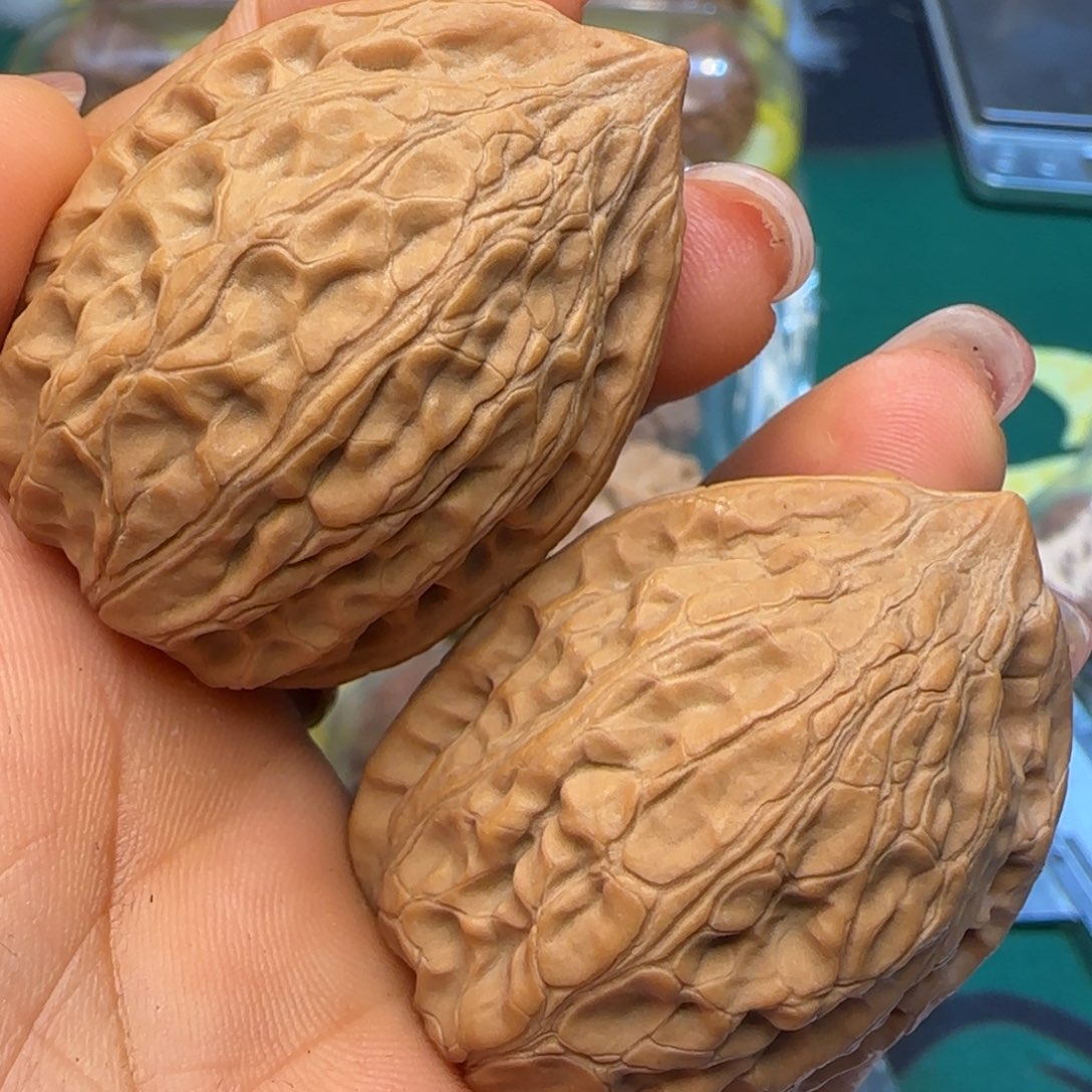 领***悟吊坠文玩核桃35全品原树观音坠➕打底