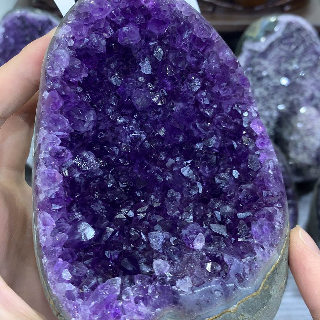 紫晶珠宝半成品未镶嵌飞**英802