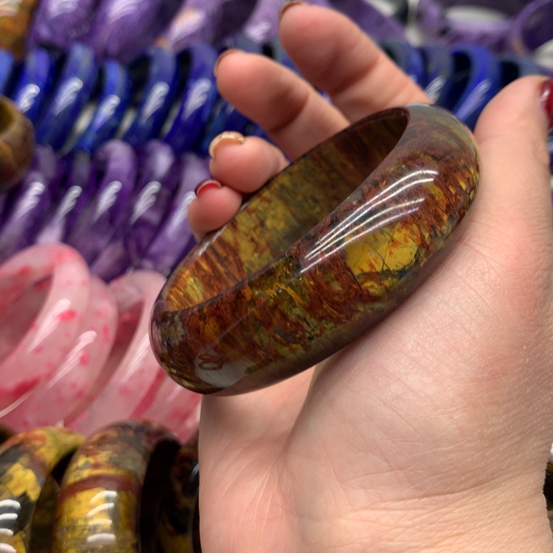 木变石手镯未镶嵌山*缘