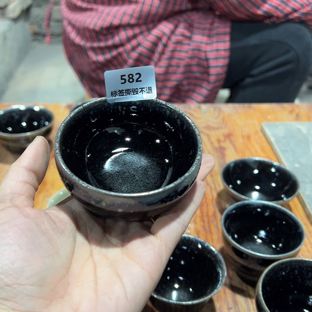 鸿***艺顾佳敏全手工柴烧建盏582