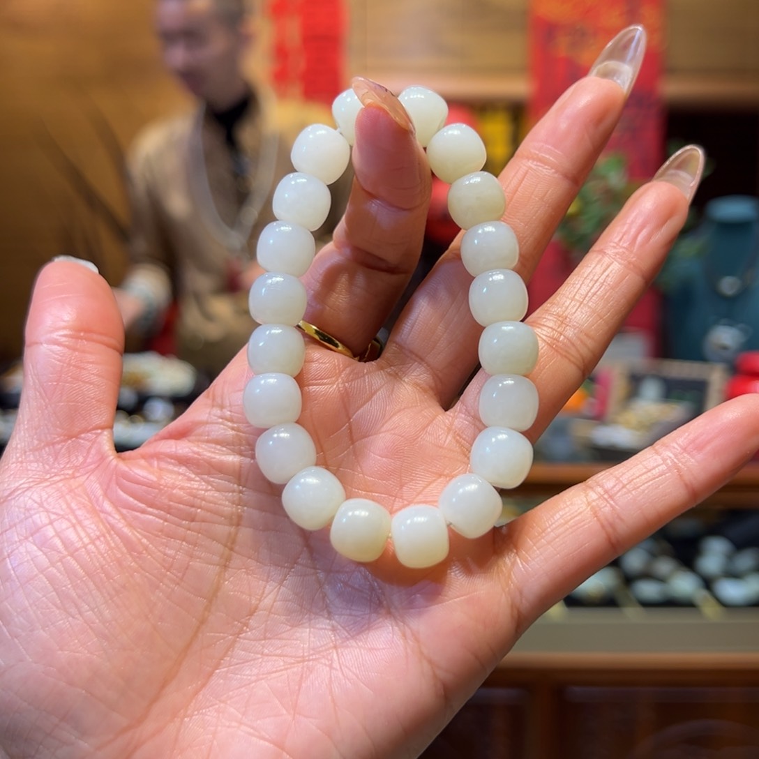 和田玉手链未镶嵌