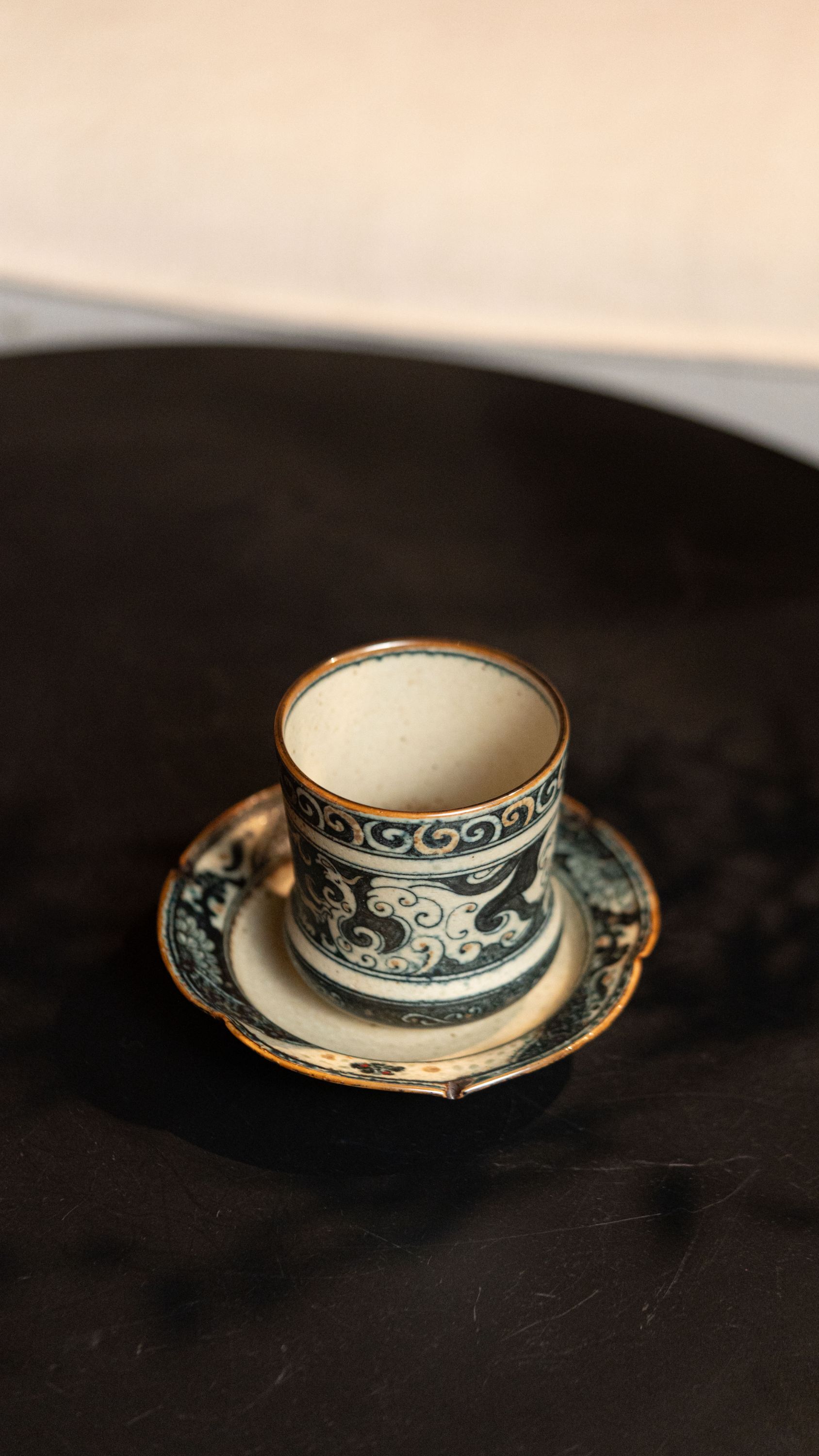诗瓷集咖啡杯系列 釉下彩龙凤纹 ‖ 可乐杯
