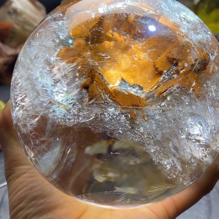 水晶天然水晶居家办公摆件未镶嵌
