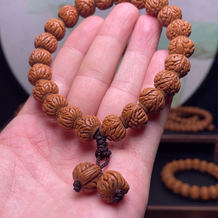 桃核手串13豹子头手串