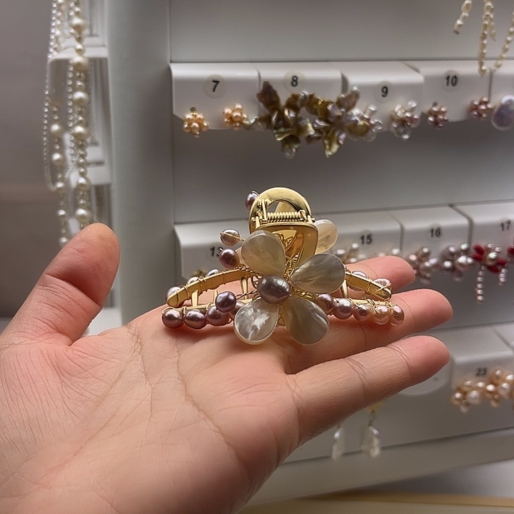 未镶嵌淡水珍珠发夹