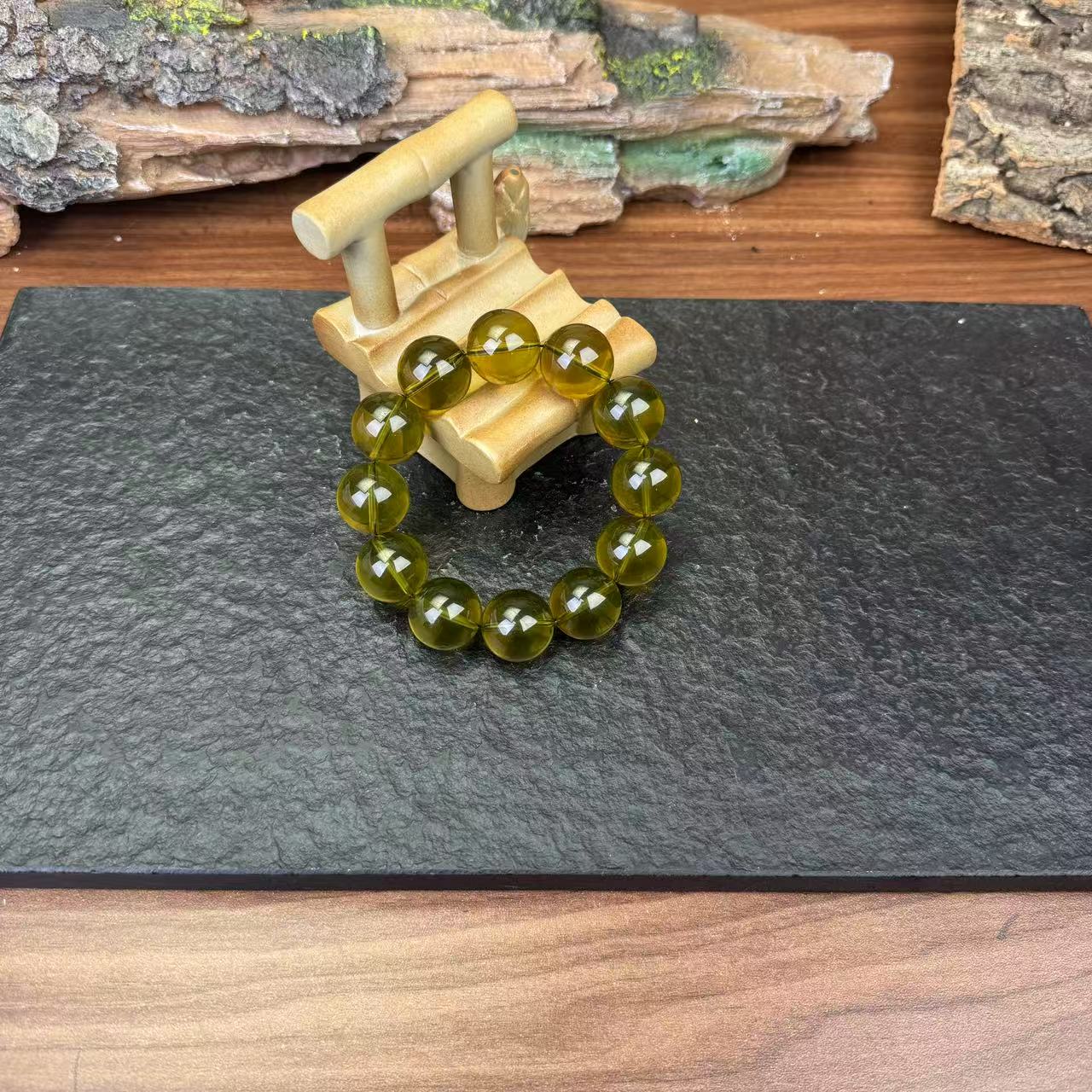 复古蓝珀手串SC092