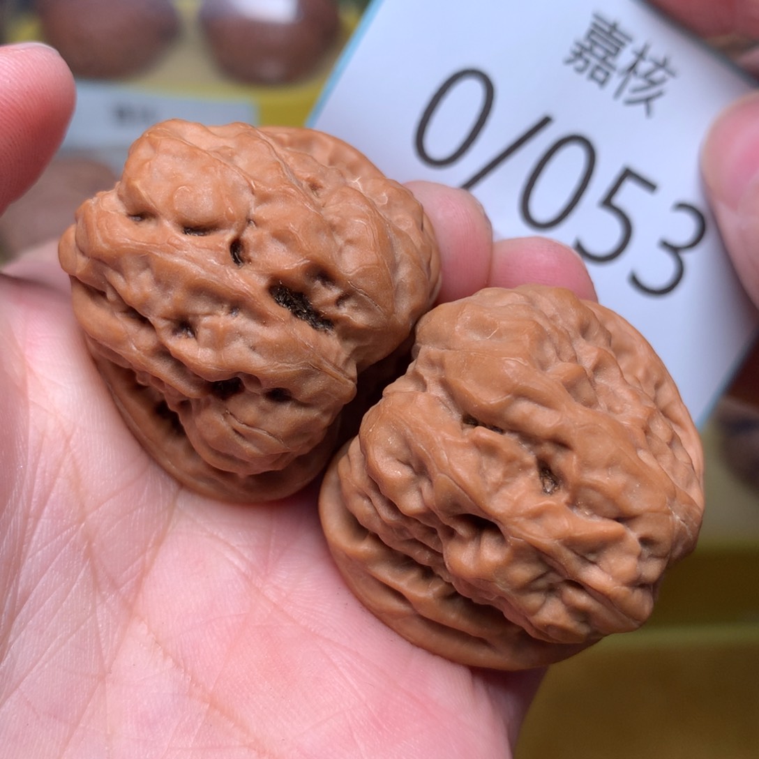 文玩核桃把件红皮鸡肉开背蛙35