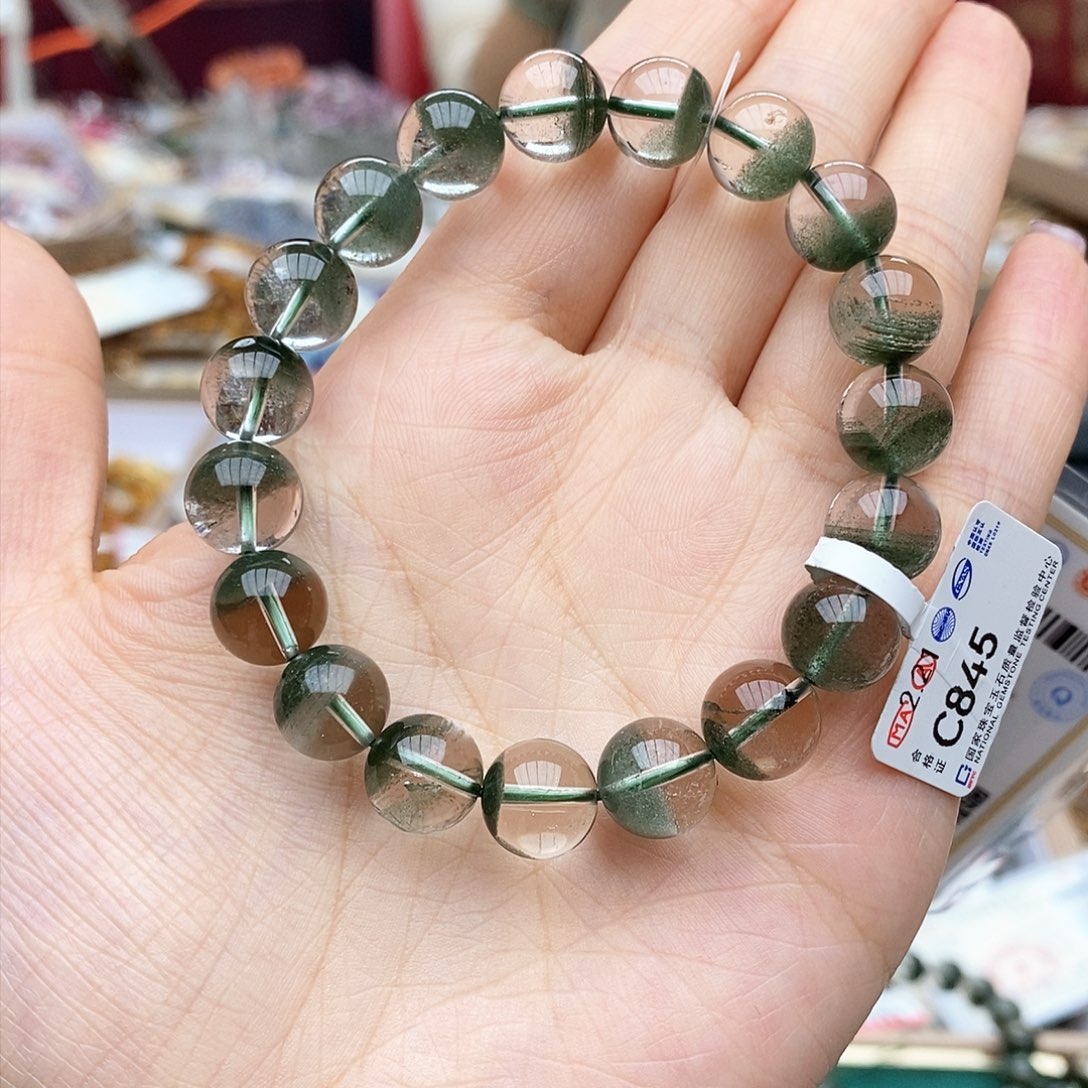 水晶手链未镶嵌C845 绿幽灵 10m+