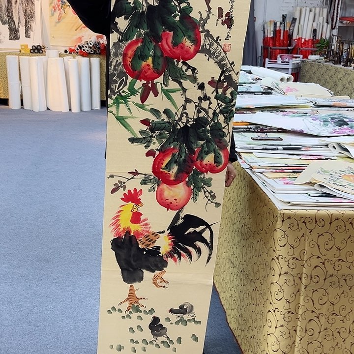 国画国画作品手绘
