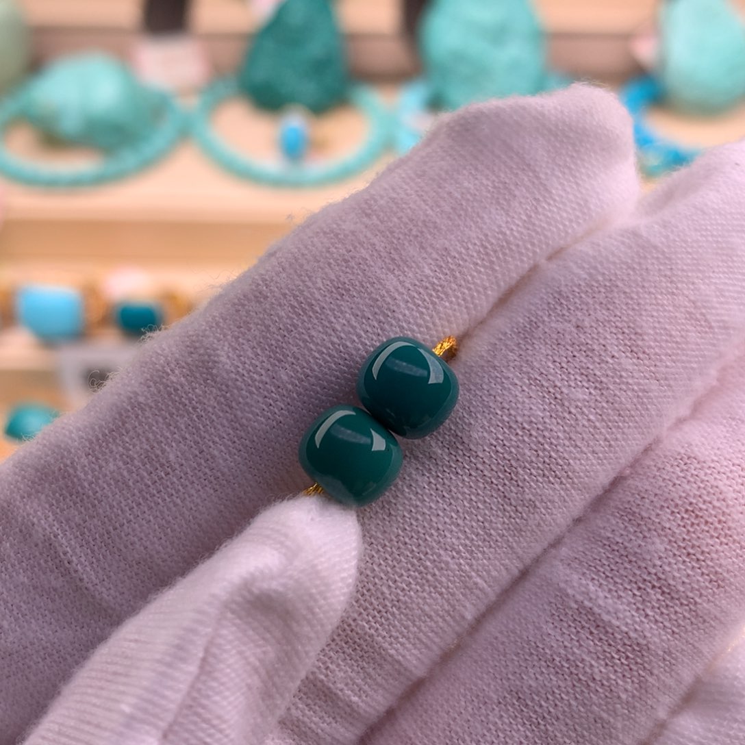 绿松石珠宝奇石未镶嵌7.5