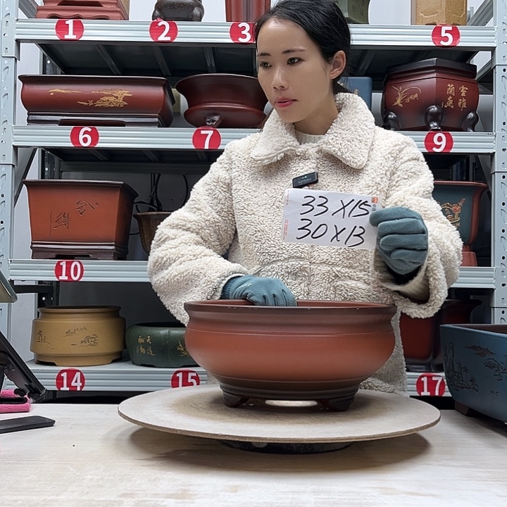 紫砂花盆紫砂花盆