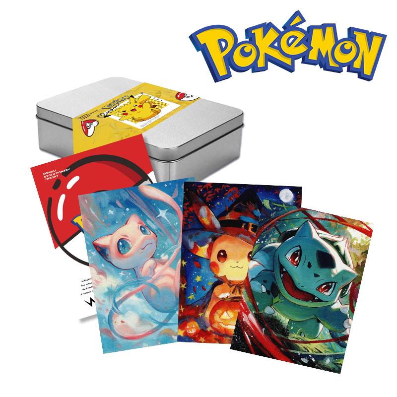 【手绘】新野卡社《宝可梦》系列手绘油画卡收藏卡牌盲盒