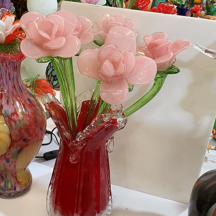 5只花加瓶高45厘米左右