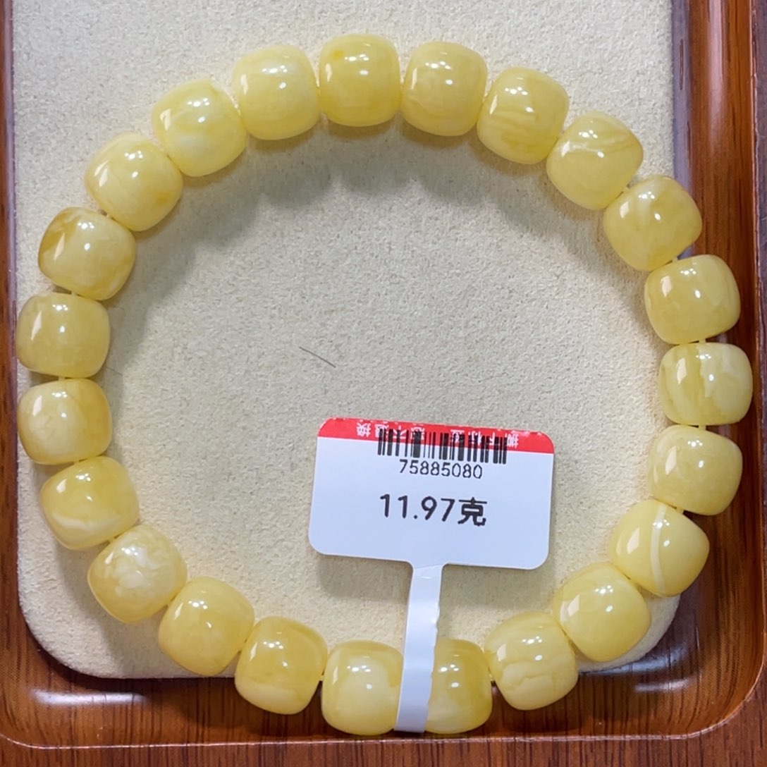 蜜蜡手链未镶嵌蜜蜡