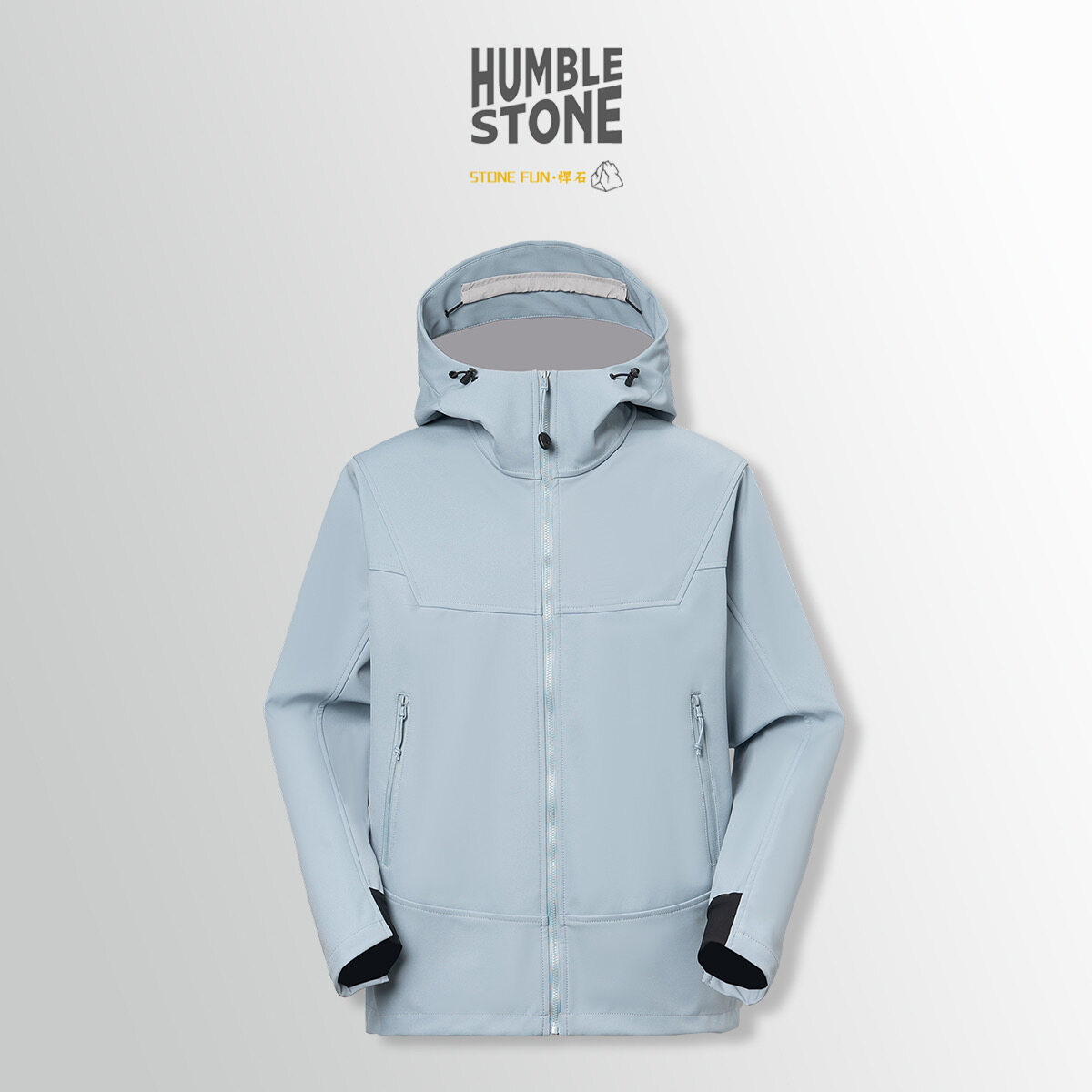 苗禾卫【遇见】户外三防抗撕裂火山岩情侣加绒软壳冲锋衣