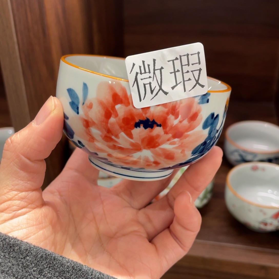 微瑕釉下彩纯手绘