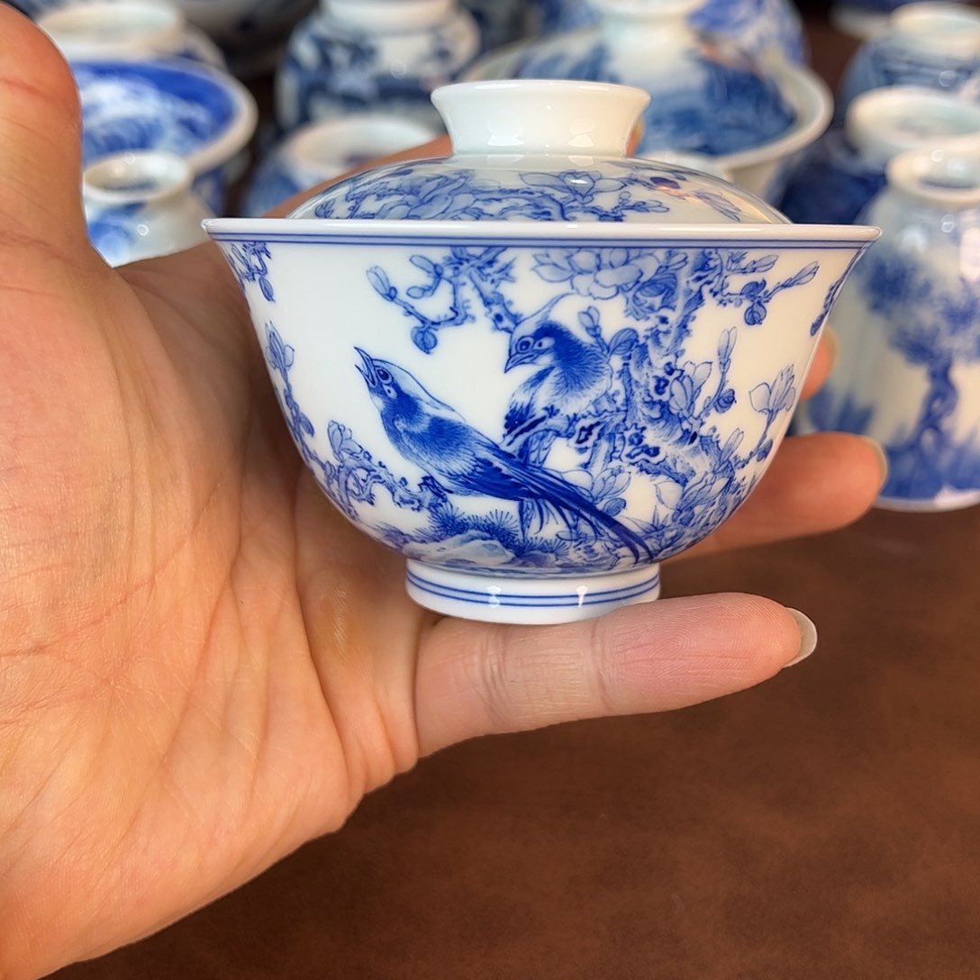 杯景德镇全手工手绘陶瓷