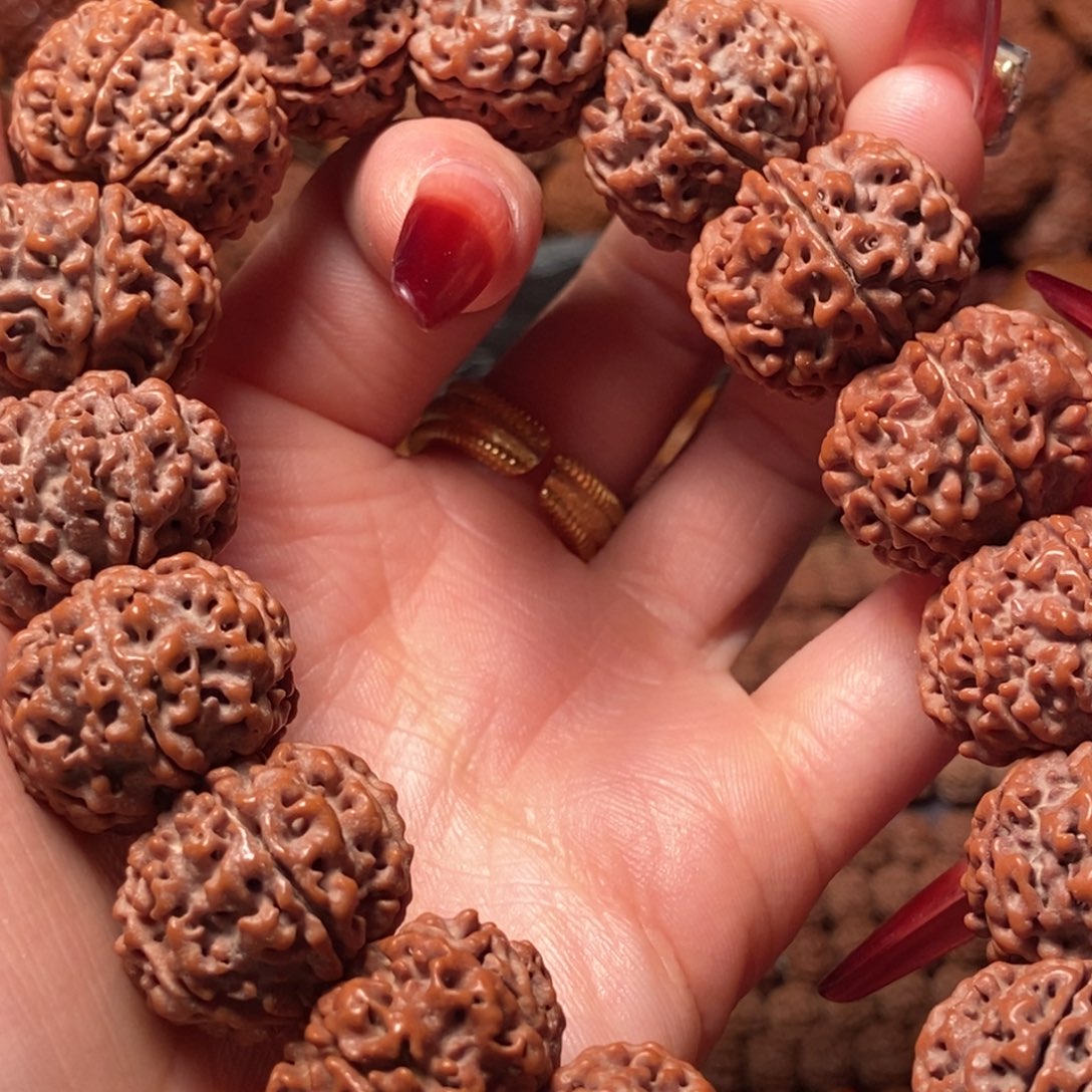 金刚菩提手串六瓣22原生态双龙234