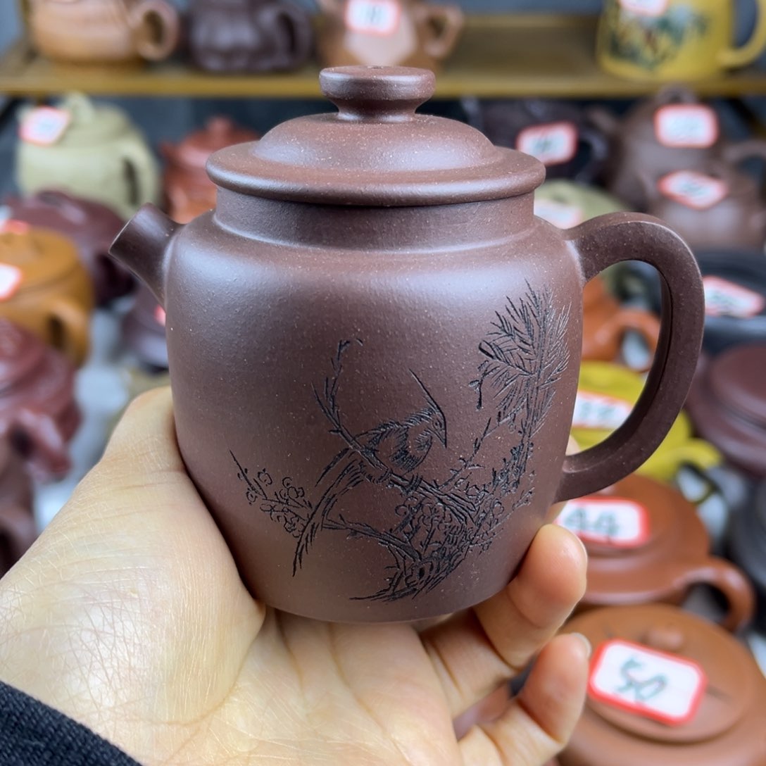 紫砂茶壶宜兴紫砂壶巨轮