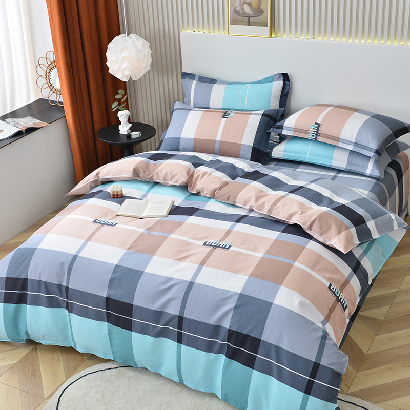 【新款花型】高档全棉纯棉四件套简约单双人四季学生宿舍三件套印花