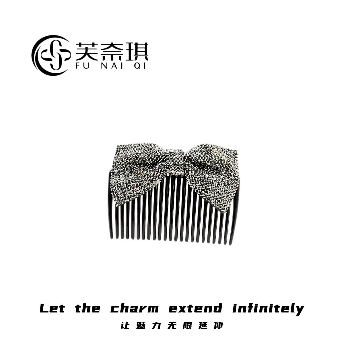 FNQ203简约发夹发饰刘海夹黑色发插