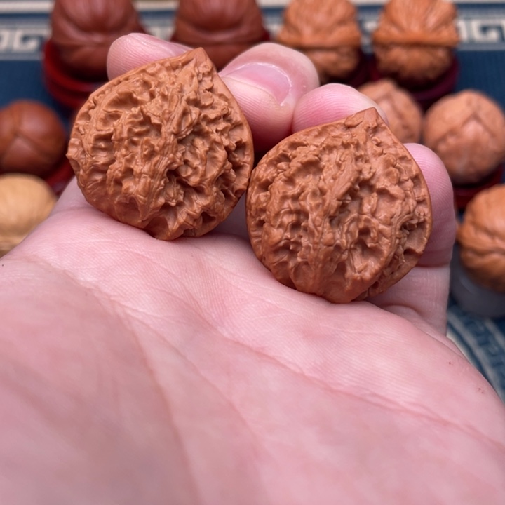 把件文玩核桃龙脊