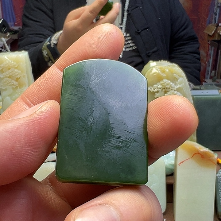 定制和田玉未镶嵌可以双面雕刻定做图案八大守护12生肖