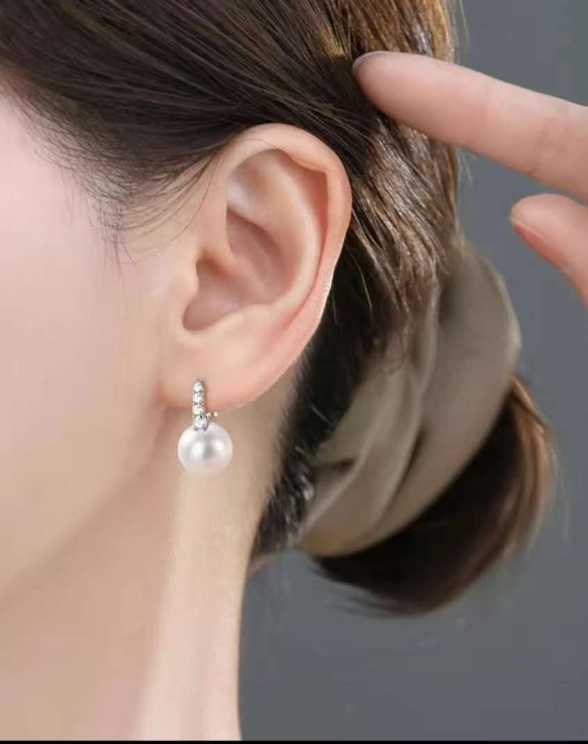 非金属耳饰 气质轻奢时尚经典镶嵌