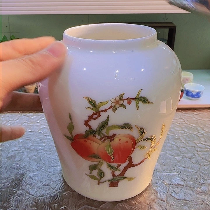 青花瓷器茶具套装旅行套装茶叶罐