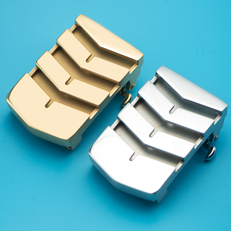 3.5宽内穿摇杆自动扣男士休闲百搭裤腰皮带扣头