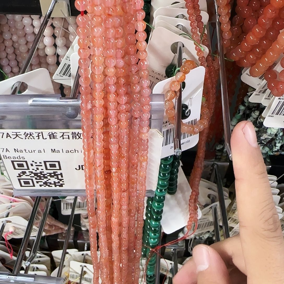 水晶手链未镶嵌卡4冰飘南红双圈