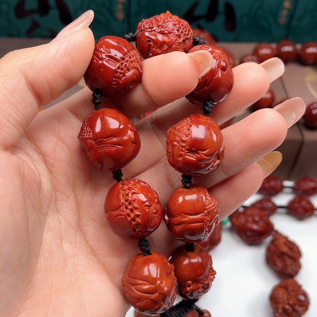 橄榄核手串此**石恶僧手串